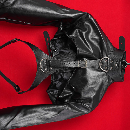Leather half body strait - pu,