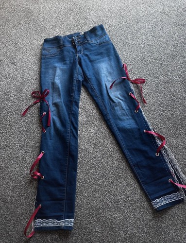 Y2k 2000s dark blue - dark, handmade