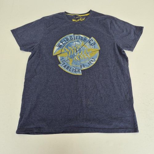 Weird fish shirt blue - weird,