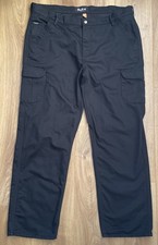 Bull-it Black Mens Motorcycle Cargo Jeans Covec CE AA Rated Motorbike Trousers 