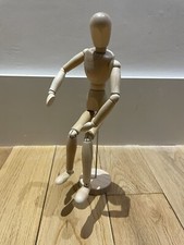 Artists Wooden Manikin Mannequin Moveable Adjustable Limbs Human 30cm 12Inch