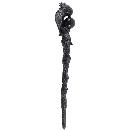 Dark raven witches wand - raven,