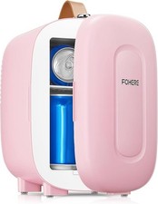 Mini Fridge 5 Liter/6 Cans, Small Fridge for Bedrooms, AC and Exclusive USB Powe