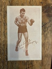 Postcard Jack Dempsey boxing