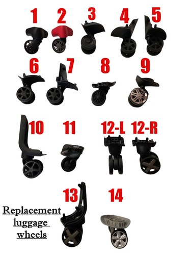 Luggage replacement wheels - replacement,