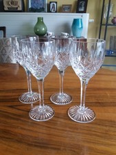 SET of 4 STUART CRYSTAL