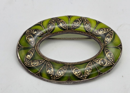 Beautiful silver tone - ,, green
