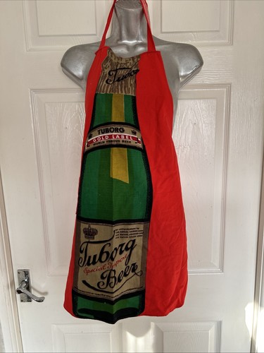 Vintage tuborg beer apron - vintage,