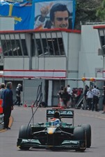 Jarno Trulli Hand Signed 12x8 Photo F1 Autograph Lotus Racing 1