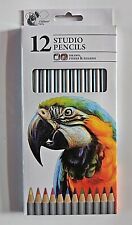 12 Sketching Art Artist Charcoal Metallic Watercolour Graded or Studio Pencils