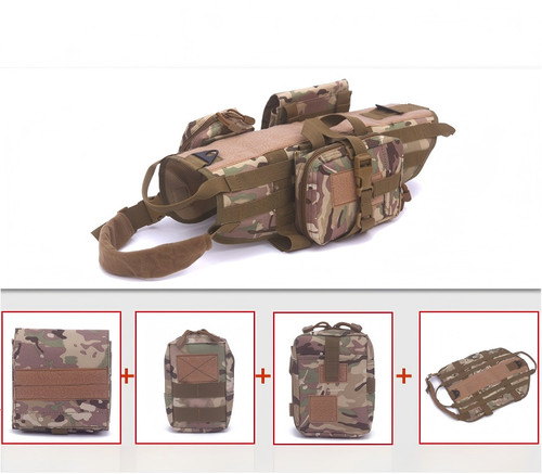 Tactical dog harness - tactical, vest
