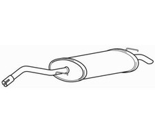 Quality Rear Exhaust Silencer