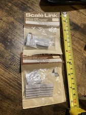 2 Packs Scale Link White Metal