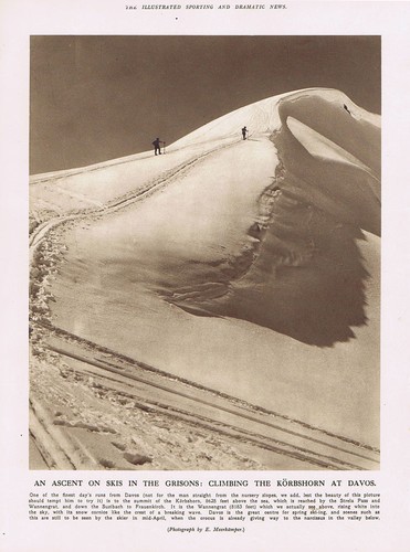 Ski ing climbing the korbshorn - climbing,