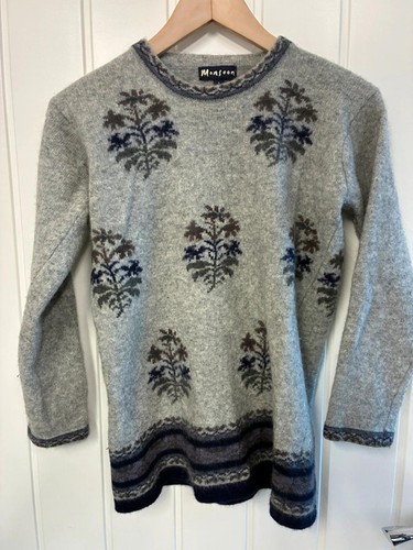 Monsoon grey angora lambswool