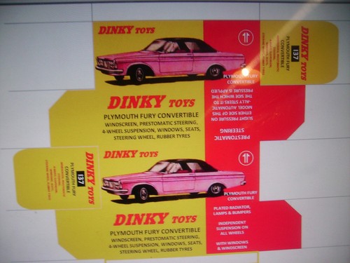 Repro dinky 137 plymouth - 137,