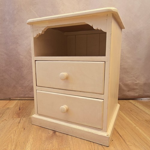 Vintage painted pine drawer - pine,
