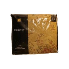 Knightsbridge Luxury Elegance Fully Lined Jacquard Curtains 46"x90" 116x228cm