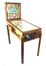 Antique 1930s Penny Operated Pinball Machine Lot-O-Smoke by D. Gottlieb & Co