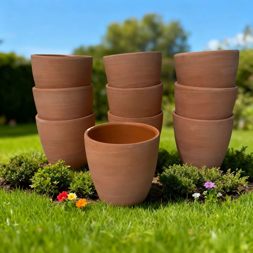 Terracotta clay pots - terracotta,