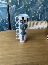 Vintage 1960s Staffordshire Potteries Stacking Mugs - Elayne Fallon Set of 4