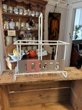 Vintage Milk Door Step Holder / Indicator - Holds 2 Bottles