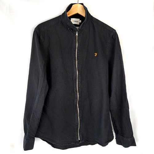 Farah black cotton - black,