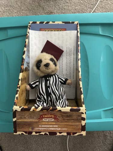 Stuffed meerkat toy - stuffed,