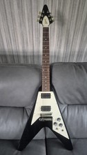 2008 Gison Flying V Guitar Ebony Mahogany Neck, Body With Rosewood Fingerboard