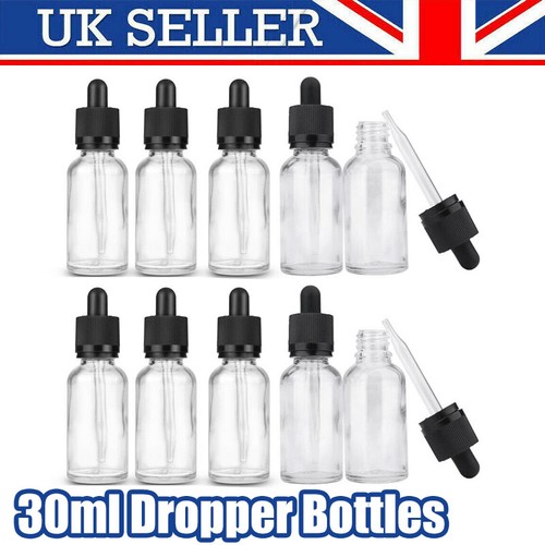 30ml clear glass - glass, bottle