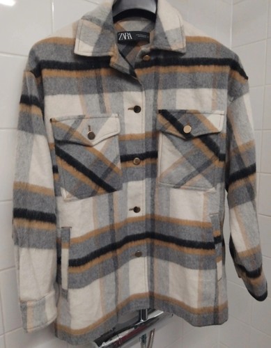 Zara checked thick lumberjack - zara,