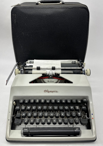 Olympia luxe typewriter - olympia,