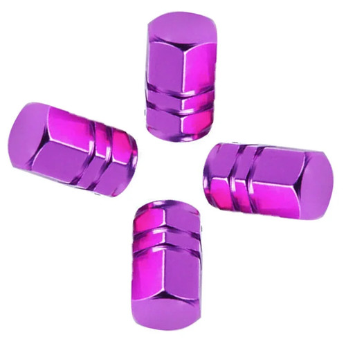 4pcs purple chrome - purple,