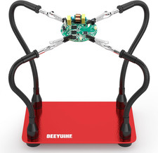 Helping Hands Soldering Station 4 Flexible Arms PCB Holder Craft Repair Tool   *