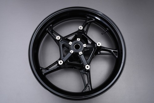 Black front wheel - front, rim
