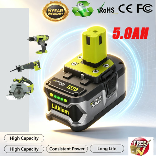 18v genuine lithium 0ah - 18v, 5.0ah