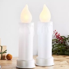 Mr Christmas Set of 2 Retro RGB Blow Mold Candles – 24" with Remote - New RRP£73
