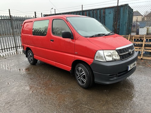 Toyota hiace van camper - hiace,