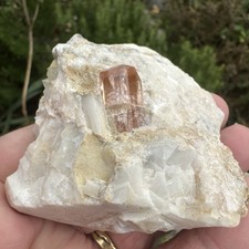 Imperial Topaz Crystal In