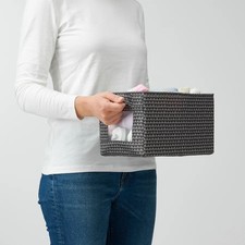 IKEA UPPRYMD Box, black 18x27x17 cm