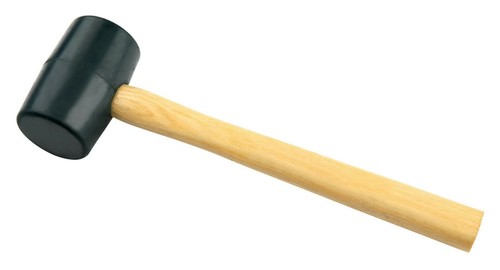Rubber mallet 16oz - rubber,
