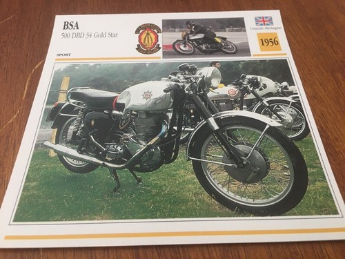 Motorcycle card bsa - motorcycle,