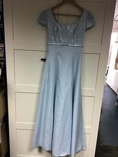 Mori Lee Special Occassion Light Blue Long Dress Size 8 Slight Tan Mark Inside