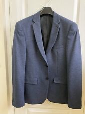 mens smart blue blazer
