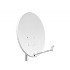SATELLITE DISH ANTENNA HD 80 CM ASTRA THOR HOTBIRD CORAB WHITE - SMALL DAMAGE