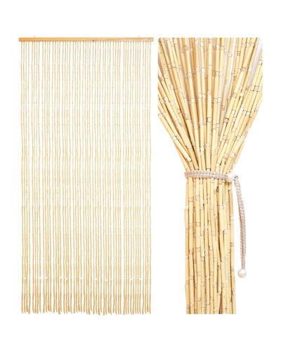 Bamboo curtain door - bamboo,