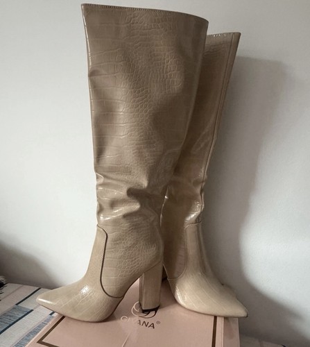 Size beige croc effect - size,