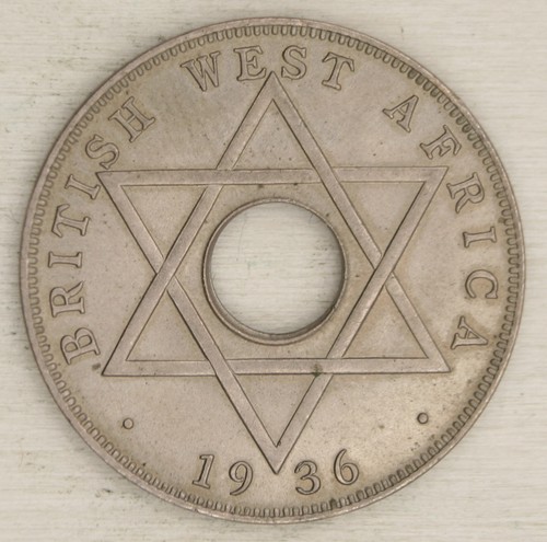 1936 british west africa half - british,