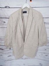 LADIES M&S NEUTRAL OPEN FRONT