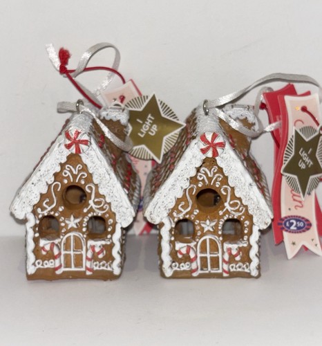 Light gingerbread house - light,